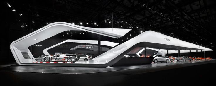 奧迪汽車展覽，車展，汽車展臺
